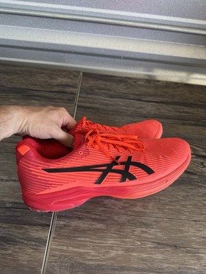 Asics Solution Speed FF Clay Tokyo Mens Red Trainers Size 13
