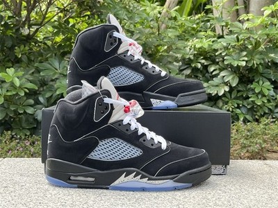 Air Jordan 5 ''Black Metallic Reimagined'' ''HF3975-001'' men's fashion shoes