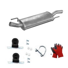 Endschalldämpfer Auspuff fur VW Golf 4 IV 1.6 1.8 2.0 8V Cabriolet 1E7 ANBAUSATZ