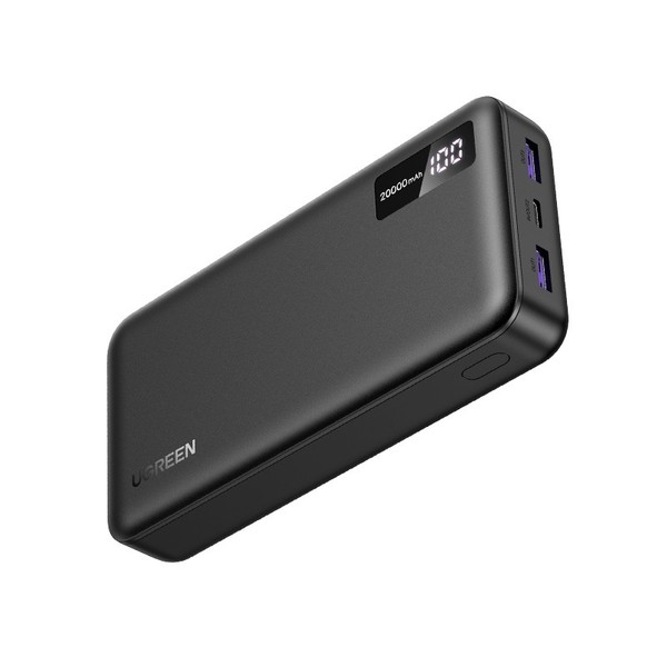 Ugreen PB312 20.000Mah 22.5W Powerbank 2X USB-A 1X USB-C Mit Usb-image