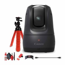 Canon PowerShot PICK PTZ Camera Black 64GB Memory Card Flexible Tripod -
