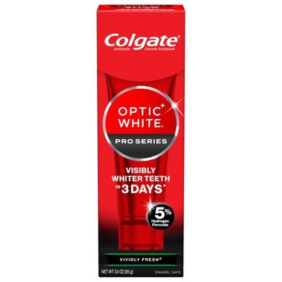 Colgate Optic White Pro Series Vividly Fresh 3 Ounce (Pack of 1),