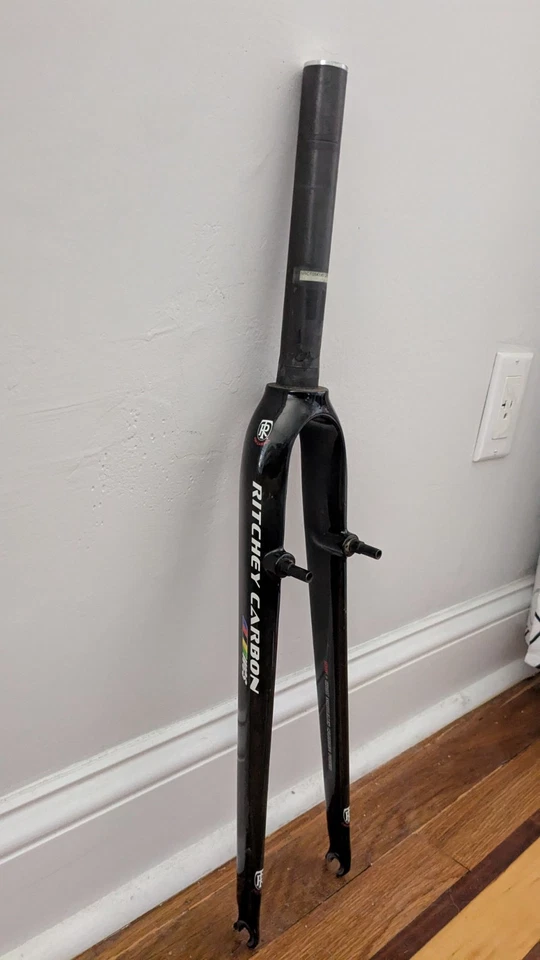 Ritchey WCS Carbon Cross Canti fork - 1 1/8", carbon, nice! - Image 3 of 4