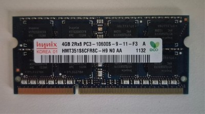 Hynix 4GB DDR3 SO-DIMM RAM 1333MHz PC3-10600S Laptop Arbeitsspeicher HMT351S6CFR