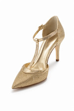 Jumex - D7 amen high heels Pumps Glitzer gr. 36 - 38 silver / R5