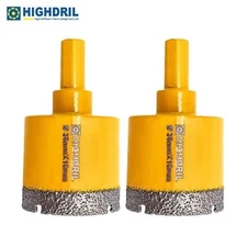 2pcs 38mm Diamond Drilling Core Bits Drill Bit Hole Saw Cutter for Ceramic Tile