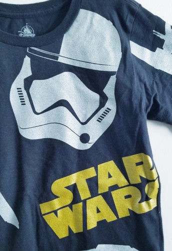 Disney Store Star Wars Black All Over Front Print Boys And Girls Sz. Lg. (10-12) - Picture 7 of 9