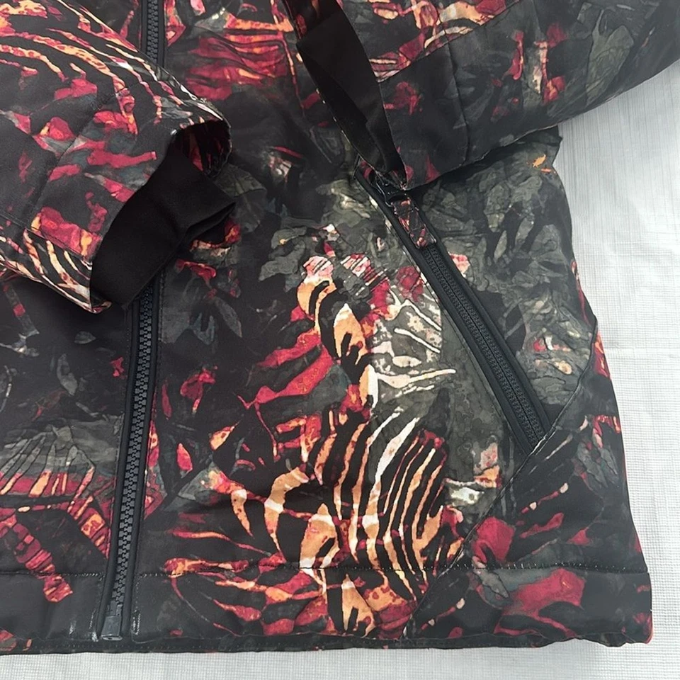 Roxy Coat Girls 8 Small Black Green Ski Snowboard Winter Hood Vents - Image 4 of 4