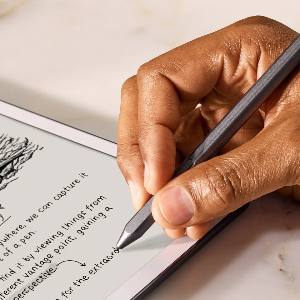 2024 Amazon Kindle Scribe Notebook with Premium Pen 16GB 32GB 64GB Tungsten New - Image 3 of 4