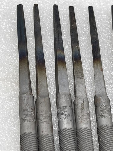 Lot Of (10) Nicholson 8" Round 2nd (Second) Cut Files, 11936, Made in Brazil - Picture 5 of 9