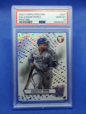 2023 Topps Pristine SALVADOR PEREZ PSA 10 Refractor card KANSAS CITY ROYALS