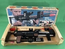 1965 Topper Crime Buster "Super Action Police Gun" toy VERY NEAR NOS LOOK 