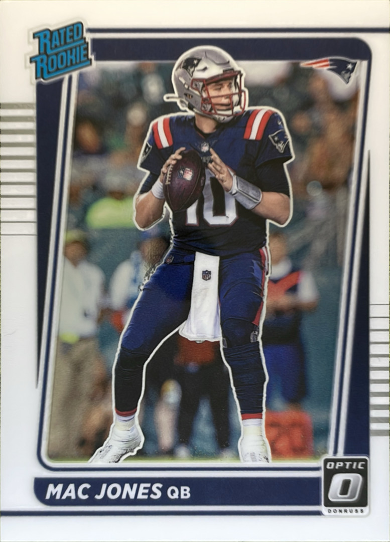 2021 Panini Donruss Optic Mac Jones #206 RC New England Patriots