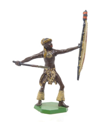 ROSE MINIATURES 54mm ZULU WARRIOR ANGLO ZULU WARS