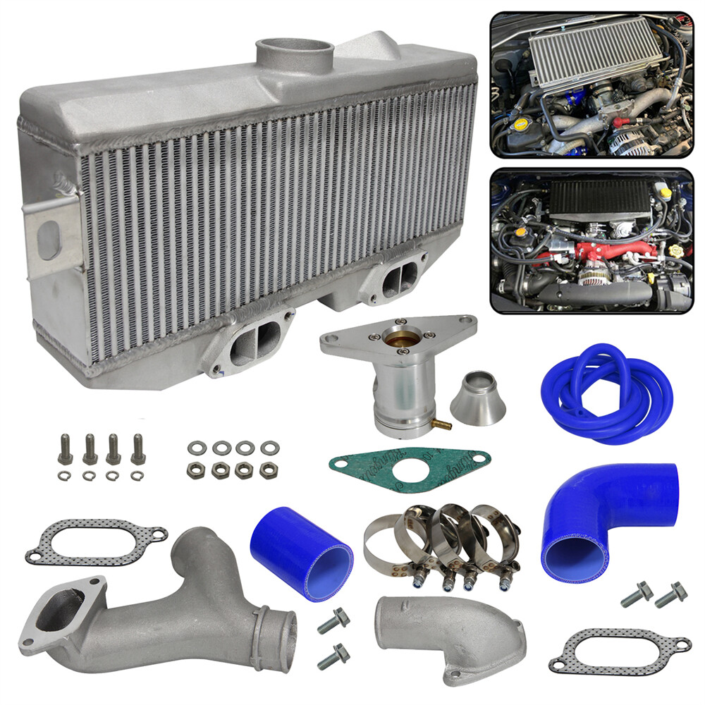 Top Mount Intercooler Kit Y Pipe For Subaru 0207 WRX STI EJ20 EJ25 SL