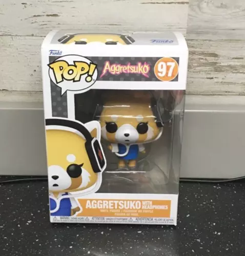 A1 Funko Aggretsuko POP Aggretsuko With Headphones Vinyl Figure New