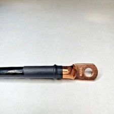 1 AWG 19-Strand Copper Battery Cables for Inverter, RV, Marine and More