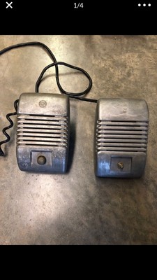 vintage drive in movie speakers