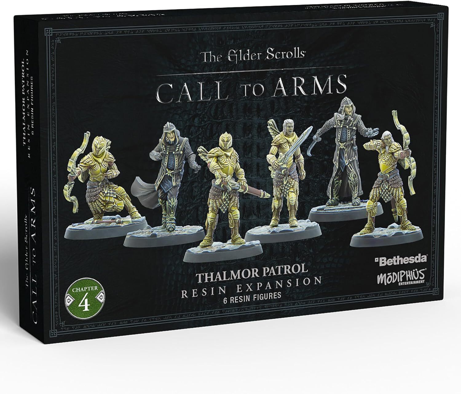 Модифиус The Elder Scrolls Призывает к оружию Талморский патруль - 6 фигур из смолы.