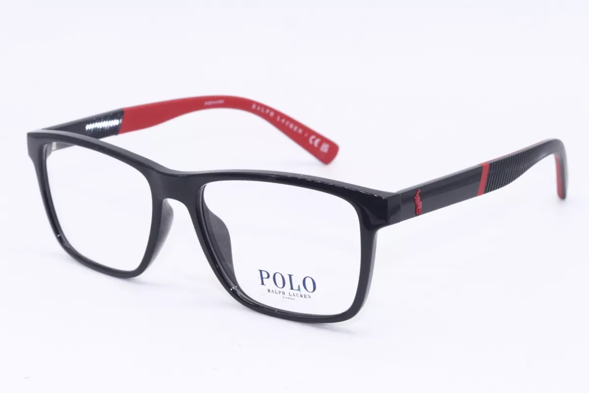Polo glasses black and clearance red
