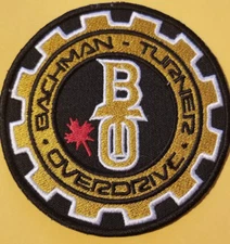 Bachman Turner Overdrive Embroidered Patch approx  3" round