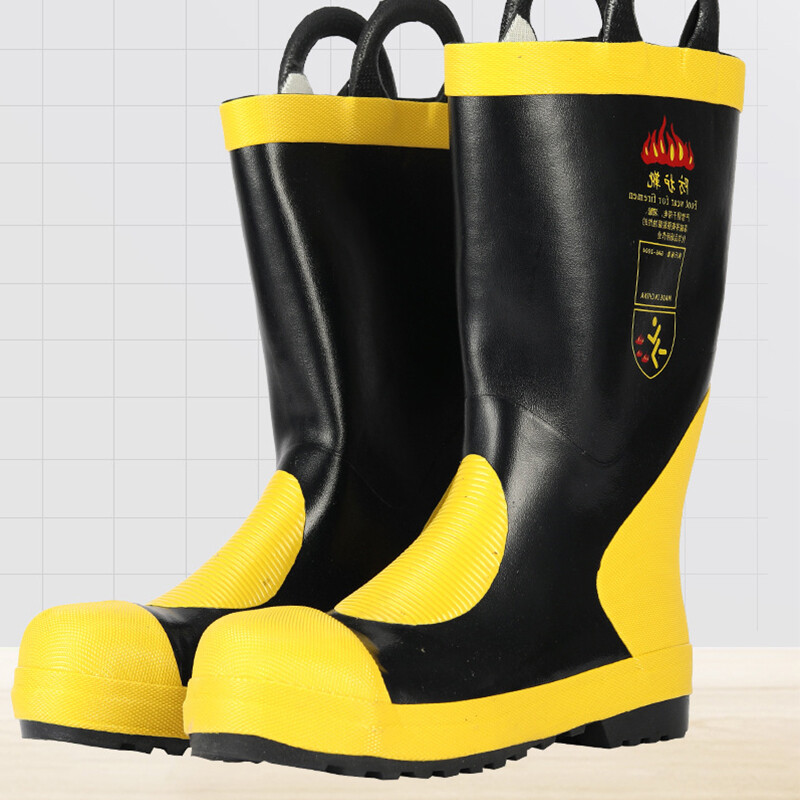 Work Boot Toe Protector Skellerup Rubber Fire Fighting Boots UK