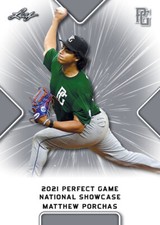 10-Count Lot Matthew Porchas 2021 Leaf Perfect Game NIKE All-American Rookies