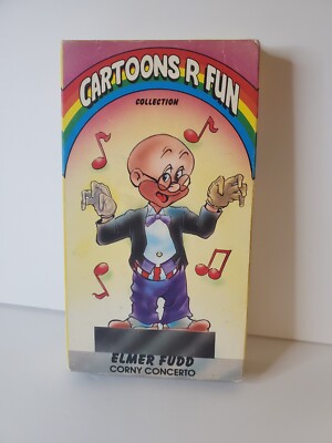 VTG  Classics R Fun Elmer Fudd Corny Concerto VHS VCR Video Cassette Tape 