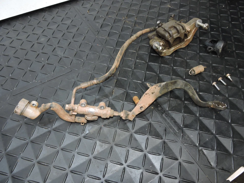 2008 Honda TRX700xx TRX 700XX 700X Rear Brake System Caliper Master Cylinder 503 - Image 2 of 4