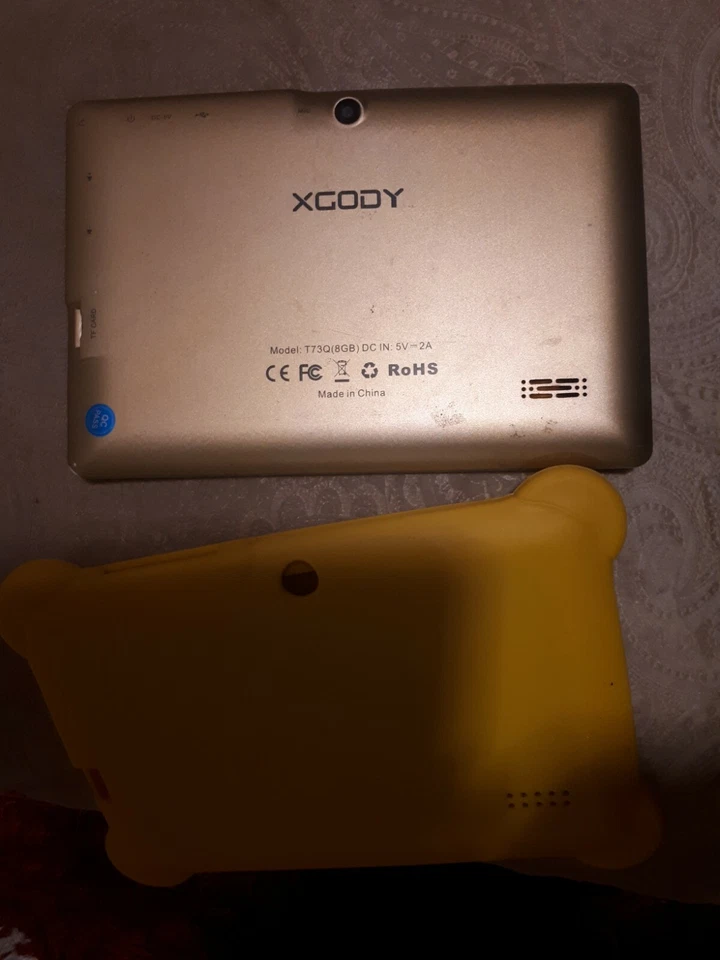 XGODY Kinder Android  Tablet  8GB  Quad-Core HD WLAN Bluetooth MO T73Q defekt  - Bild 2 von 2