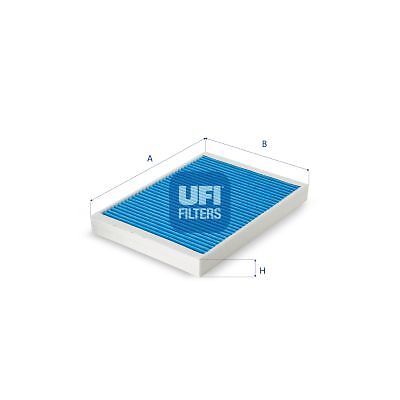 UFI Innenraumfilter FüR Volvo XC60 156 D4 D5 AWD V60 155 157 2.0 T4 T5 BW-image