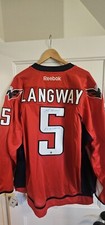 Rod Langway Autographed Jersey Reebok 