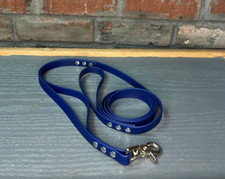 Biothane Standard Dog Leash w/Traffic Handle 5/8" width Trigger Snap 5.5' USA
