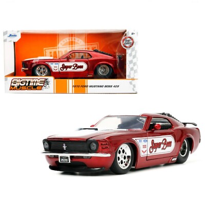 34118) BY JADA 1970 FORD MUSTANG BOSS 429 CANDY RED 