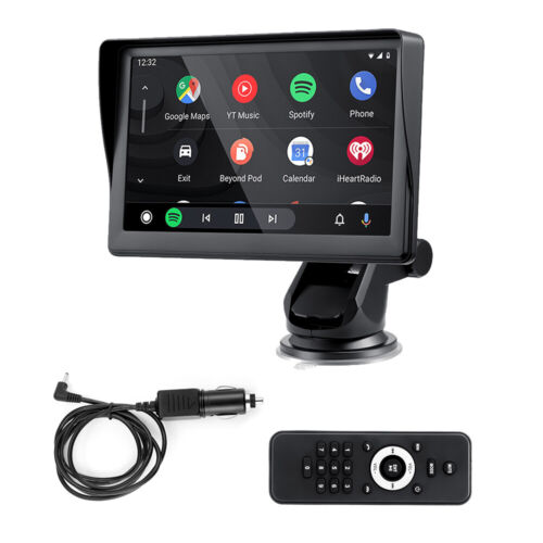 7" Portable Car Stereo Radio CarPlay Android Touchscreen Bluetooth FM MP5 Player - Picture 17 of 17