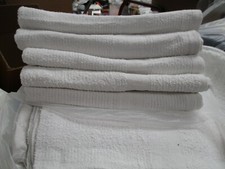 12 New White 22X 44 100 Cotton Economy Hotel Gym/Spa Bath Towels DISCOUNT LINEN