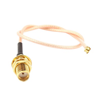SMA Buchse Nuss Bulkhead auf U.FL IPX IPEX RF Koax-Adapter Zopf 20cm