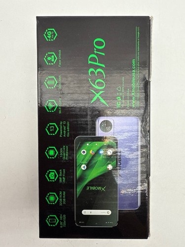 XMobile X63 Pro Android 13 Go Unlocked 4G LTE Smartphone 32GB 2GB RAM Yellow - 第 11/13 張圖片
