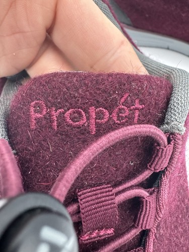 Propet Womens TravelFit Prestige Sneakers, WAA002M, Burgundy Flannel, 8.5M, NWOB - 第 2/11 張圖片