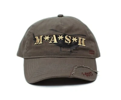 M*A*S*H Cadet MASH Medi-Vac Logo Hat Olive Green Adjustable Cap - Image 1 of 2