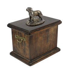Labrador Retriever - urn for the ashes of a dog, urn with a statuette, elegant u