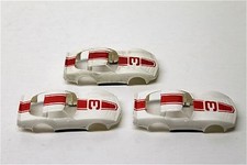 3pc TYCO Narrow Slot Car 1979 Chevy Chevrolet Corvette 8912 NO MirrorWindshield
