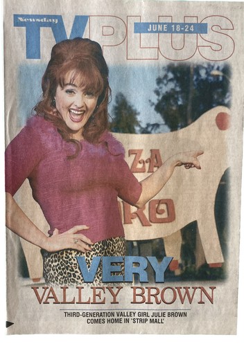 JULIE BROWN STRIP MALL Newsday Local TV Guide June 18 2000 / Regional LI NY Edit