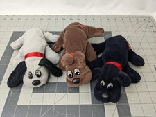 Tonka Pound Puppy Dog Puppies 8 Inch Lot of 3 Rumple Skins Stuffed Animal Toy 3