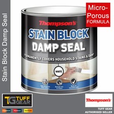 Thompsons White Stain Block Damp Seal Paint Protect Cover Prevents Stains 1 Coat