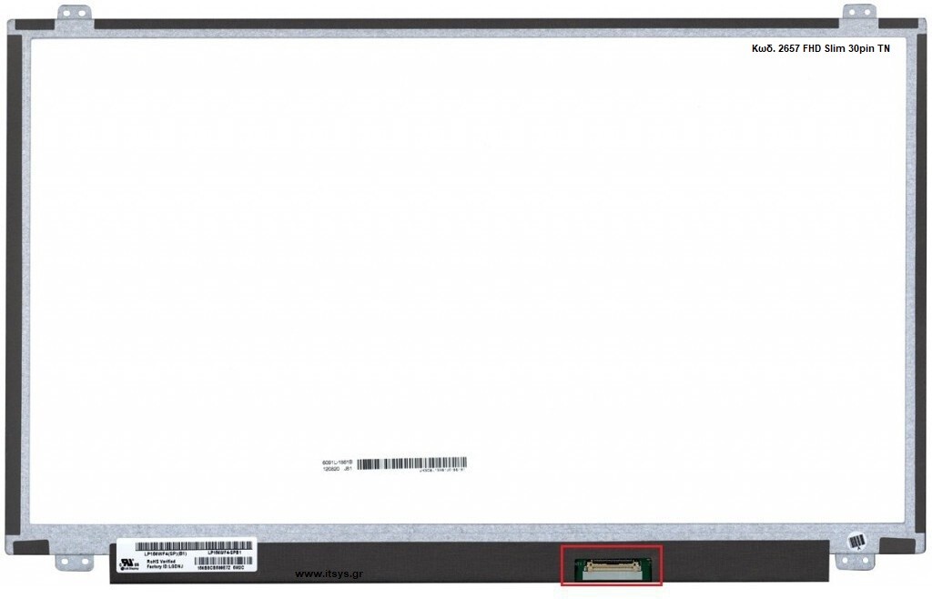 ASUS FX502VM HD LED 30pin Slim Laptop Screen Panel Replacement-image