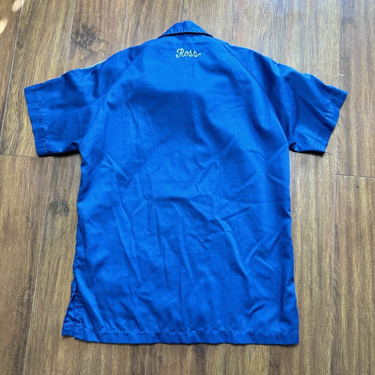 Vtg Hilton Bowling Shirt 34 600 Club Embroidered 60s 70s