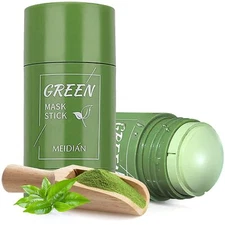 Green Mask Stick-Blackhead Remover, Cleansing, Oil Control, Brighten, Moisturize
