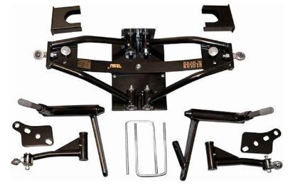 Deluxe 6" Lift Kit Combo with 10" Wolverine for Club Car DS Golf Carts 2004+