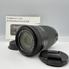 NEAR MINT  Canon EF-S 55-250mm f/4-5.6 IS STM Telephoto Lens From JAPAN 003